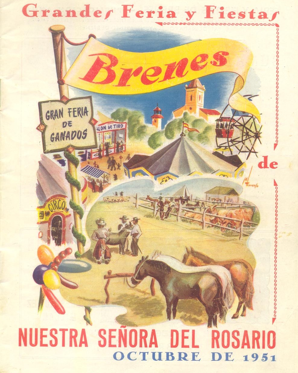 Feria y fiestas patronales en honor a la Nuestra Señora del Rosario  